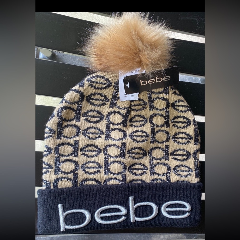 Bebe pom pom hat BNWT